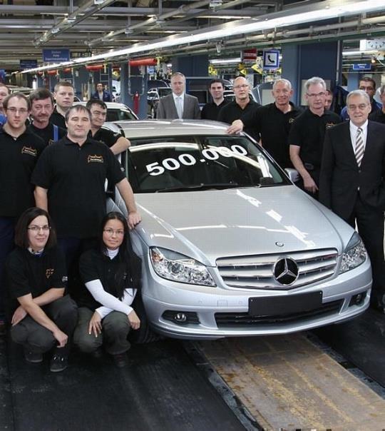 Produktionsjubiläum im Mercedes-Benz Werk: 500.000 C-Klasse Limousinen made in Sindelfingen